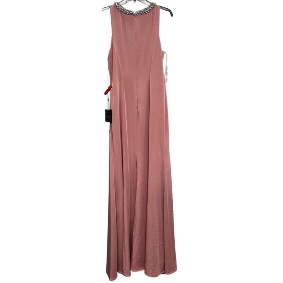 Ieena for Mac Duggal Pink Embellished Neck Trumpet Gown - Size 8 - NWT - Picture 7 of 7